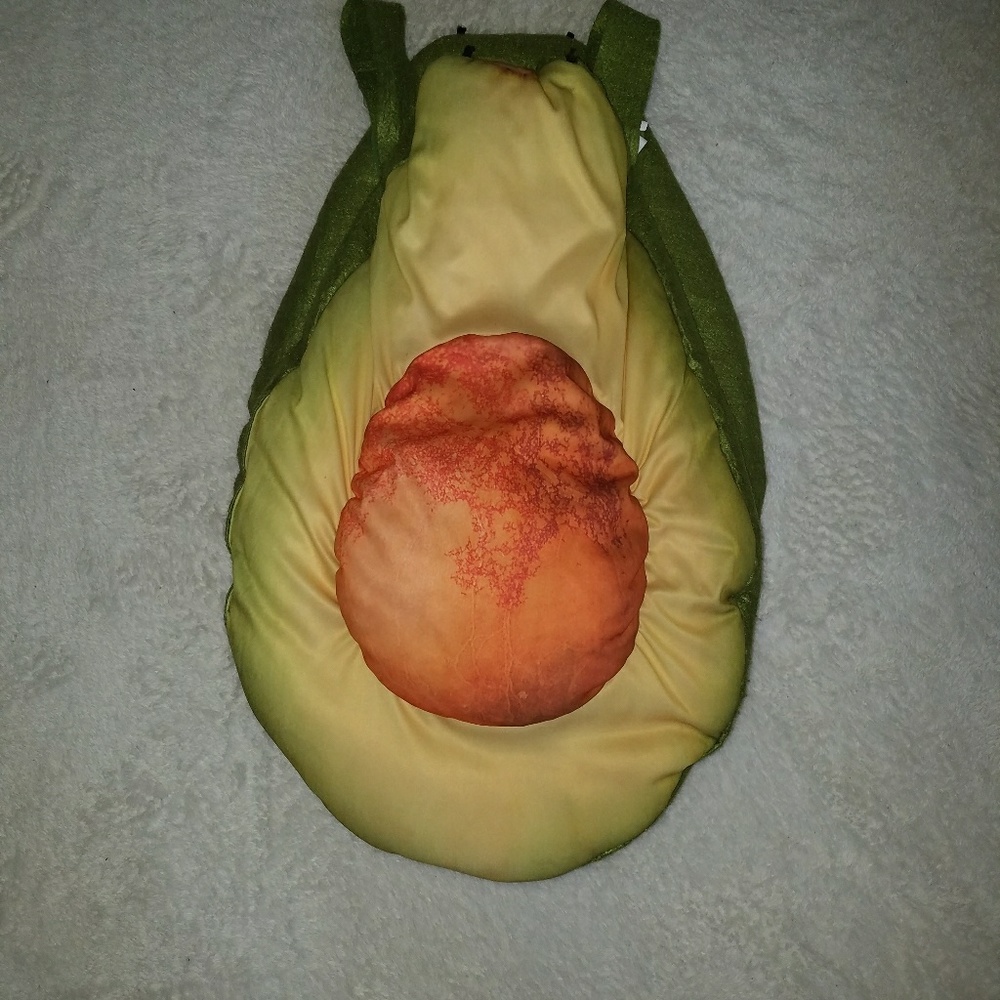 Really cute avocado Halloween costume 🥑🥑